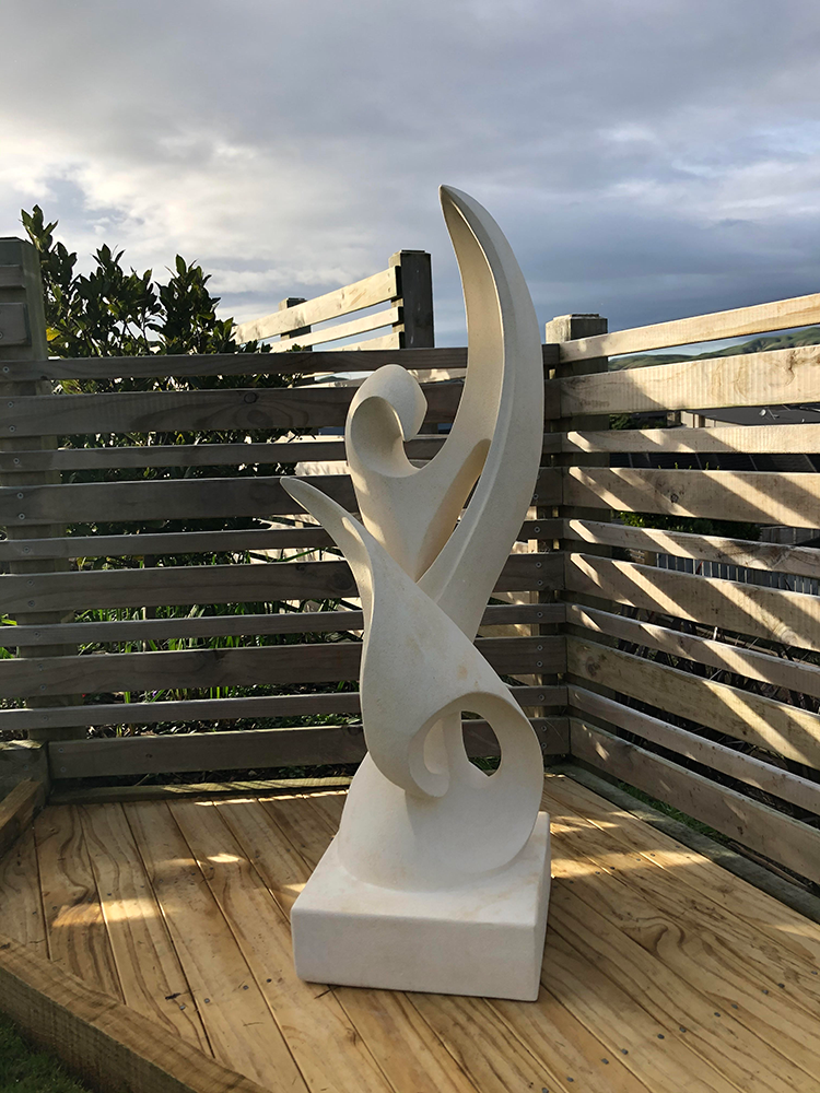 This lovely Sculpture Is Now At Its New Home.